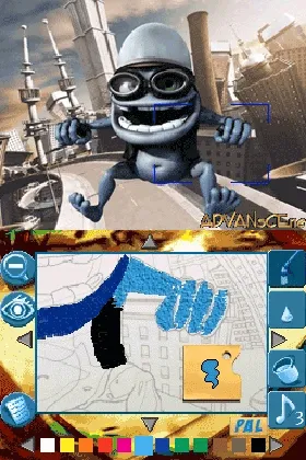 Crazy Frog Collectables - Art School (Europe) (En,Fr,De,Es,It) screen shot game playing